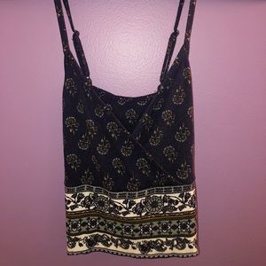 Patterned crop top
